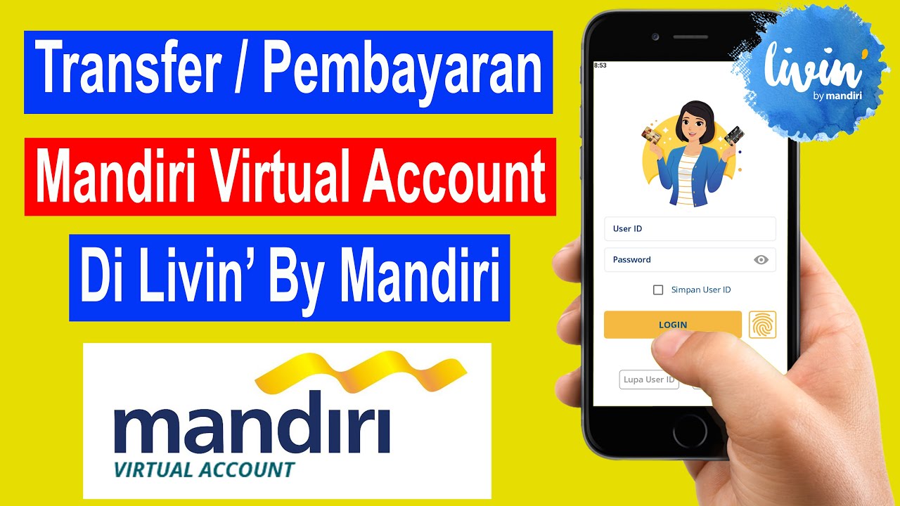 cara transfer virtual account mandiri mbanking