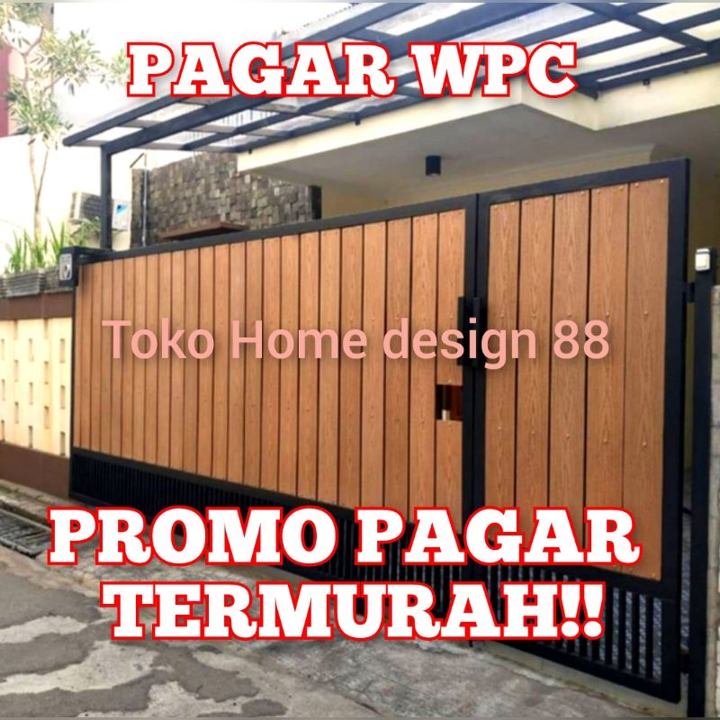 gate choose board pagar house modern