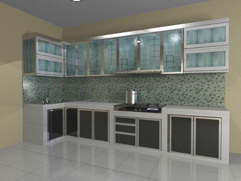 kitchen set dari aluminium