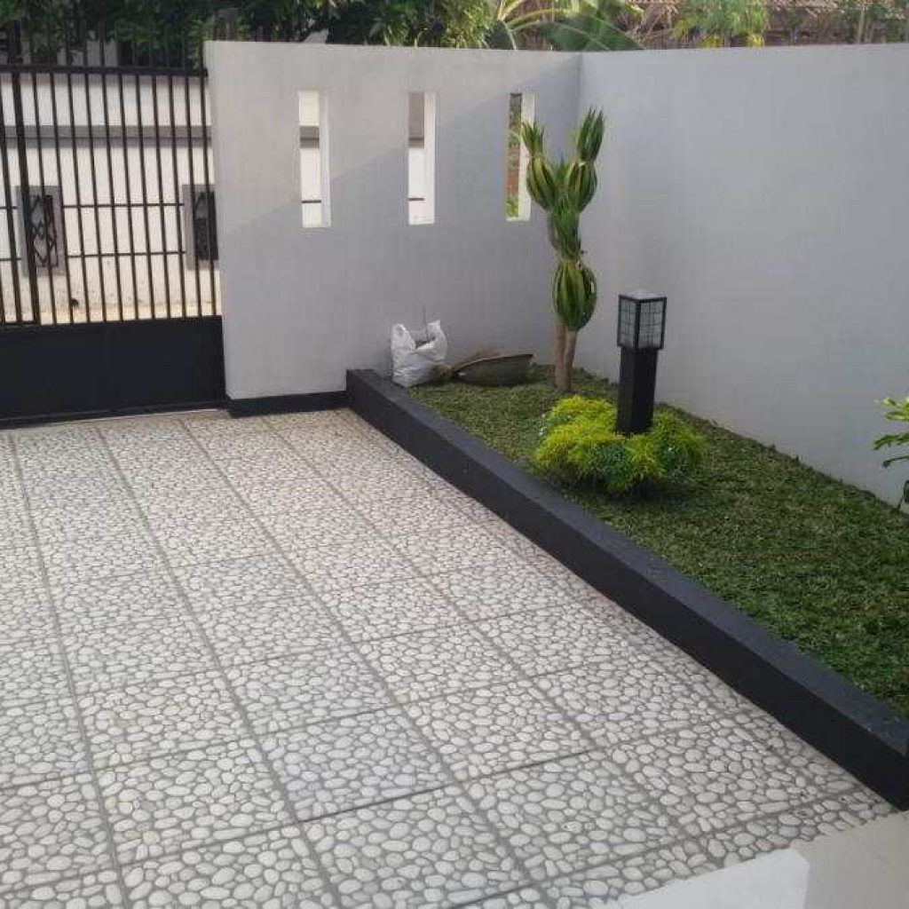 batu lantai carport alam sikat motif minimalis jenis andesit