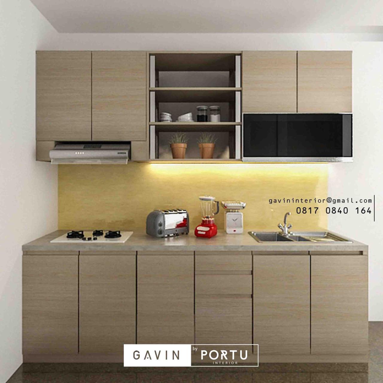 kitchen set atas minimalis