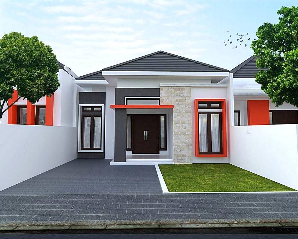 bentuk depan rumah minimalis modern