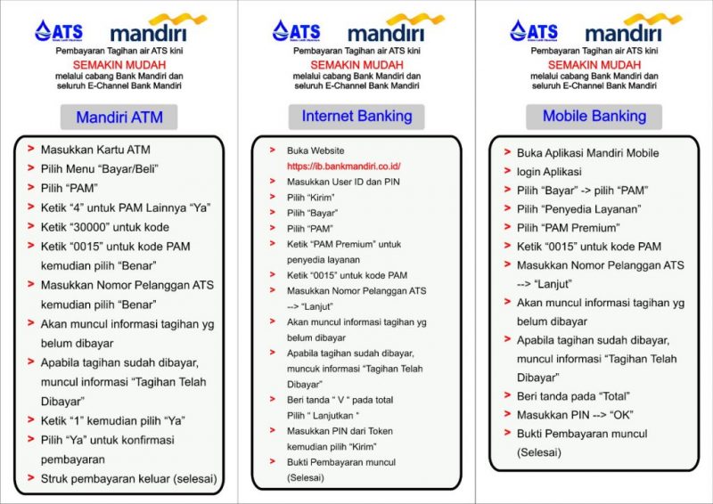 bayar ats palembang pam bni
