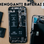 cara baterai iphone