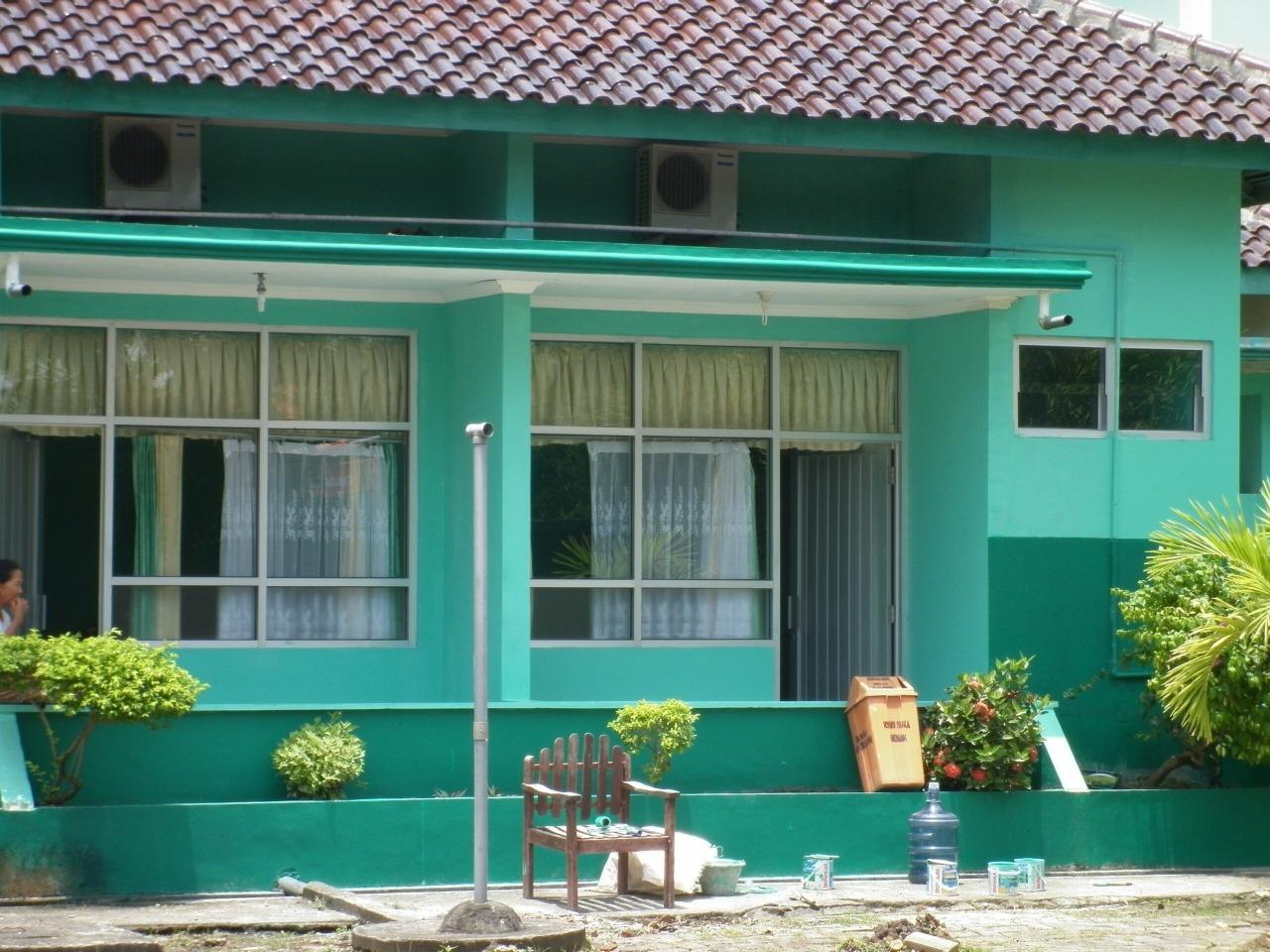 rumah warna hijau