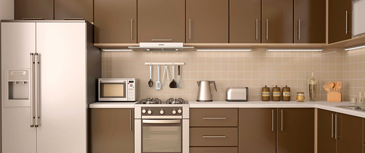 kitchen set aluminium hitam terbaru