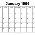 1 januari 1996 hari apa terbaru