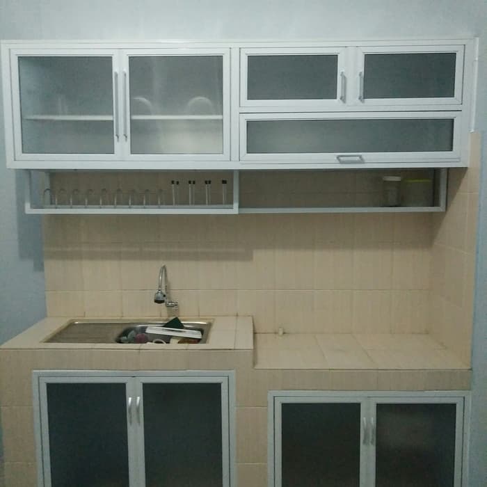 kitchen set bahan aluminium