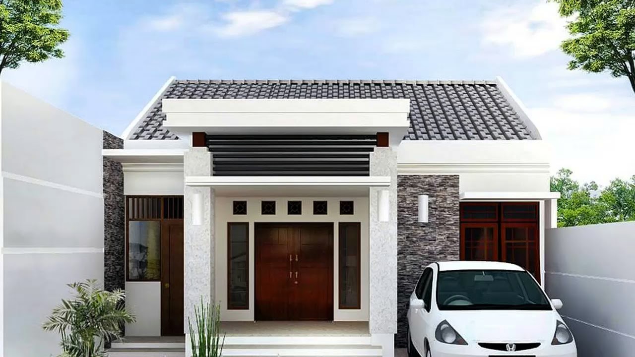 bentuk depan rumah minimalis modern terbaru