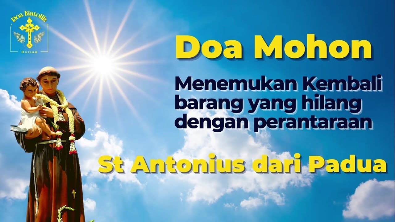 doa santo antonius padua barang hilang terbaru