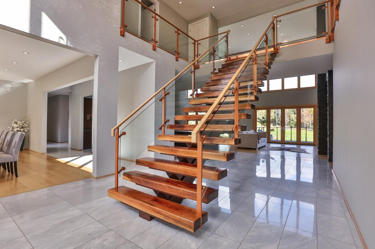 tangga kayu minimalis model modern dan rumah dari railing staircase keramik disimpan