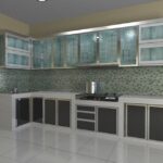 kitchen set bahan aluminium