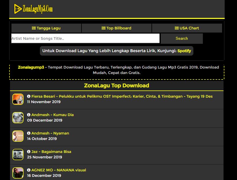 zona lagu download terbaru